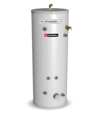Gledhill StainlessLite Plus 210L Slimline Heat Pump Cylinder PLUHP210SL