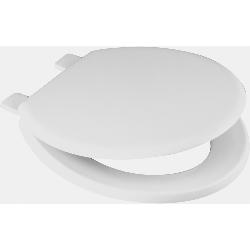 Wirquin Emerald Universal Toilet Seat & Cover, White, Bottom Fix Hinge