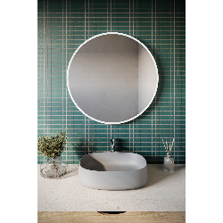 Tranquil Radiance Luxe Orb LED Round Mirror 800mm