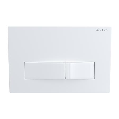 Viva Skylo Ultra23 Gloss White Dual Flush Plate ULTRA23