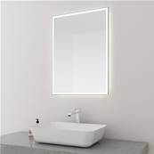 Plumb2u Tambre 700 x 500mm Bluetooth Illuminated LED Mirror - Clear Glass WO5070