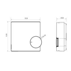 Salus RT10-230V Electric Dial Underfloor Thermostat