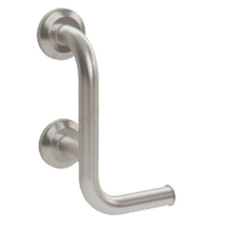 Bathex Grab Toilet Roll Holder 35mm Tube Diameter - Sateen Polish 31565C