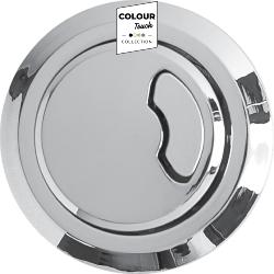 Wirquin Round Dual Flush Operated Chrome 50120569