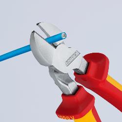Knipex High Leverage Diagonal Cutter Insulated Multi-comp. Grips VDE Chrome-plated 180mm 74 06 180