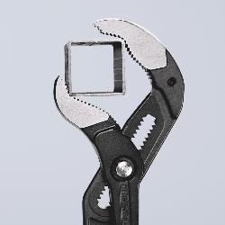 Knipex Cobra XXL Pipe Wrench and Water Pump Pliers Plastic Coated Grey Atramentized 560mm 87 01 560