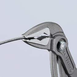 Knipex Cobra ES Water Pump Pliers Extra-slim Plastic Coated Grey Atramentized 250mm 87 51 250