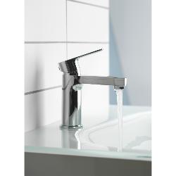 Aqualisa Central Basin Mixer Tap Chrome Small (Includes Click Clack Waste) CT.SPT.CH