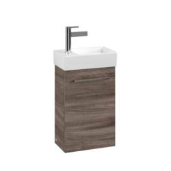 Villeroy & Boch Avento 340 RH Door Cloakroom Vanity Unit With RH Basin Stone Oak SAVE34RK01