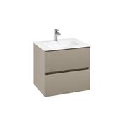 Villeroy & Boch Arto 60cm Basin and Vanity Set - Sand Grey Matt VBFN-060X-VD