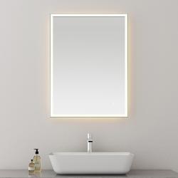 Plumb2u Tambre 800 x 600mm Bluetooth Illuminated LED Mirror - Clear Glass WO6080