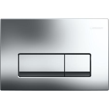 Geberit Delta50 Dual Flush Plate Glass Chrome 115.105.21.5