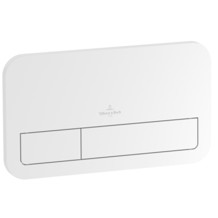 Villeroy & Boch ViConnect Dual Flush Plate White 92249068