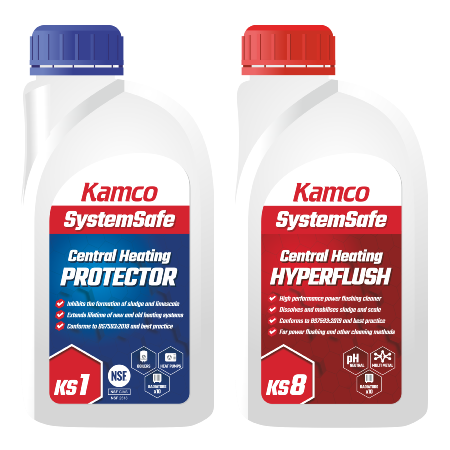 Kamco SystemSafe KS1 Protector Corrosion Inhibitor 500ml BDM006 + SystemSafe KS8 Hyperflush