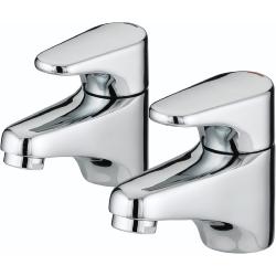 Bristan Jute Chrome Plated Basin Taps JU 1/2 C