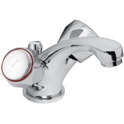 Bristan VAC BAS C MT Chrome Plated Club Mono Basin Mixer with Pop Up Waste and Metal Heads