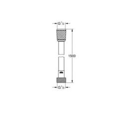 Grohe 28151002 Universal Connection Relexaflex Shower Hose 1500 mm