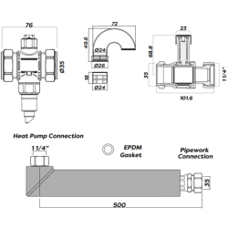 Inta 35mm Heat Pump Installer Pack INHPKIT114