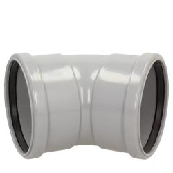 Davant 135Ø DS Bend 110mm Light Grey Pushfit SPLG0007