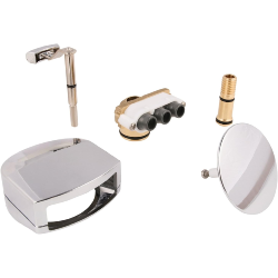 Hansgrohe Exafill Finish Set Bath Filler, Waste and Overflow Set 58127000