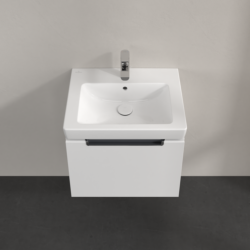 Villeroy & Boch Subway 2.0 Wall Hung Vanity Unit with 1 Drawer 537 x 420mm Glossy White A68610DH