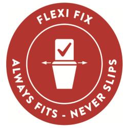 Croydex CONSTANCE Flexi-Fix™Toilet Seat - WL601722H