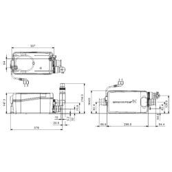 Grundfos SOLOLIFT2 D2 Waste Removal Pump for Shower and Basin 97775333