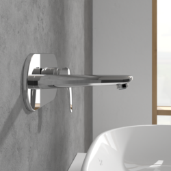 Villeroy & Boch O.novo Start Wall Mounted Single Lever Basin Mixer Chrome TVW10511211061