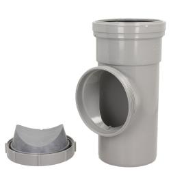 Davant SS Access Pipe 110 Light Grey Pfit SPLG0033