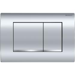 Geberit Delta Concealed Cistern 120mm with Delta 30 Flush Plate Gloss Chrome Plated 109.104.21.3