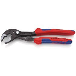 Knipex Cobra High-Tech Water Pump Pliers Grey Multi-component Grips Atramentized 180mm 87 02 180