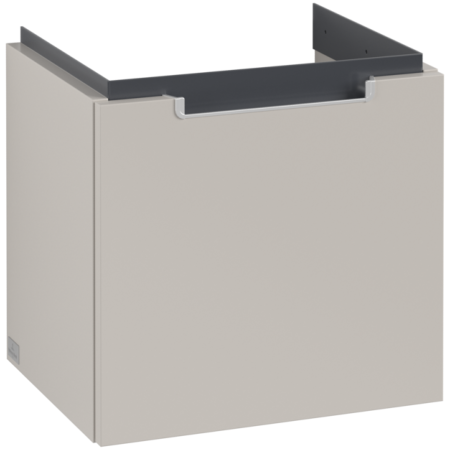 Villeroy & Boch Subway 2.0 Wall Hung Vanity Unit with 1 Drawer 440 x 420mm Soft Grey A68410VK