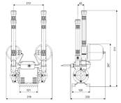 Grundfos Amazon STN-3.0 Bar Universal Head Shower Pump 96788173