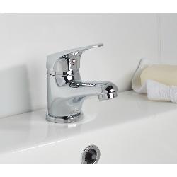 Bristan Iris Basin Mixer with Clicker Waste Chrome IRS BAS C