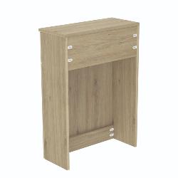 Newland 600mm WC Unit Including Worktop (No Cistern) Natural Oak