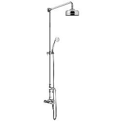 Heritage Dawlish Exposed Shower with Premium Fixed Riser Kit & Diverter to Handset SDCDUAL07