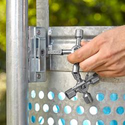 Knipex TwinKey Control Cabinet Key for all Standard Cabinets and Shut-off Systems 92mm 00 11 01