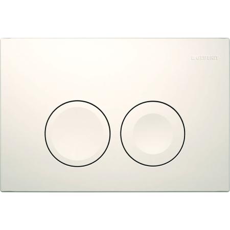 Geberit Delta25 Dual Flush Plate Alpine White 115.125.11.5