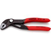 Knipex Cobra High-Tech Water Pump Pliers Plastic Coated Grey Atramentized 125mm 87 01 125