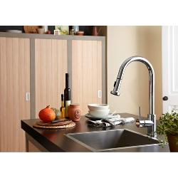 Bristan APR PULLSNK C Apricot Professional Kitchen Sink Mixer Tap with Pull Out Hose and Spray