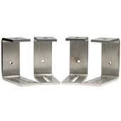 DiversiTech Stainless Steel Bracket Kit for drip trays 6 Brackets and fixings CCTM-FLOOR-BRKT-KIT3