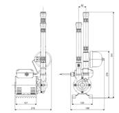Grundfos Amazon SSN-3.0 Bar Universal Head Single Impeller Shower Pump 96787512