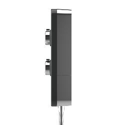 Aqualisa E2 Electric Shower with 3 Mode Handset 9.5kW Multifit in Grey E2G95