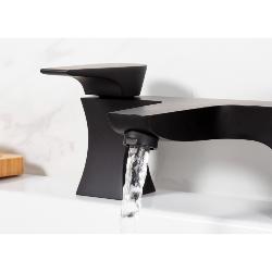 Bristan Hourglass Bath Filler Tap Black HOU BF BLK