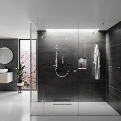 Aqualisa iSystem Smart Concealed Shower with Adjustable Head - HP/Combi ISD.A1.BV.23