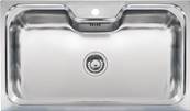 Reginox Jumbo Inset Stainless Steel Kitchen Sink - Single Bowl with Waste Included
