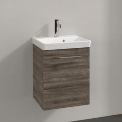 Villeroy & Boch Avento Stone Oak 450mm Wall Hung 1 Door Washbasin and Vanity Unit SAVE17RK01