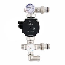 RadiantHeat PRO Blending Valve with Grundfos UPM3 Flex Pump 25-70 assembled ZL-2536GP