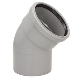 Davant 135Ø SS Bend 110mm Light Grey Pushfit SPLG0008