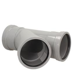 Davant 135Ø TS Branch 110mm Light Grey Pushfit SPLG0013